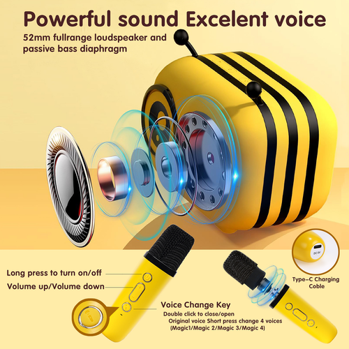 Mini Bee Bluetooth Speaker