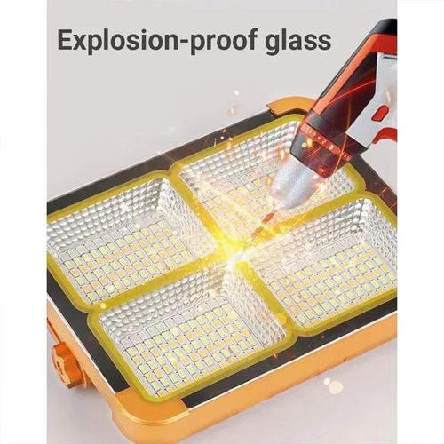 Solar charging floodlight