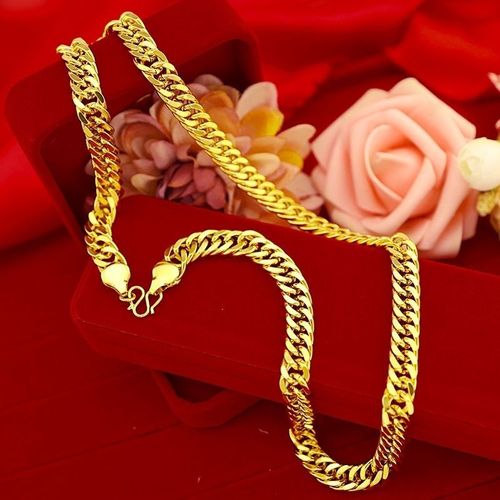 Exquisite Gold Plated Necklace Vacuum Plating
