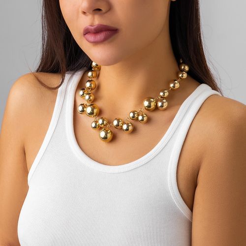 Women's Simulated Pearl Choker Necklace