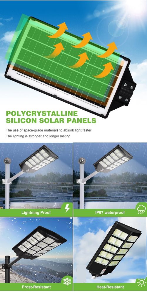 Outdoor waterproof led solar street light