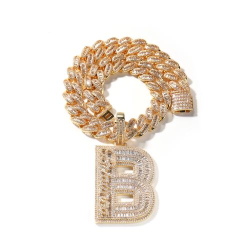 African style is all in the letter necklace