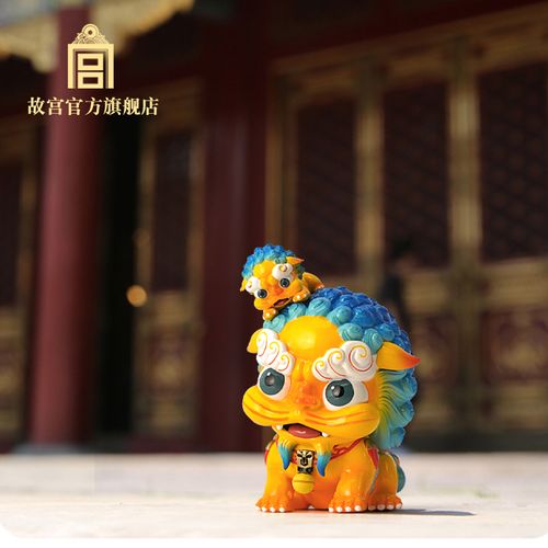 故宫 瑞狮守福·摆件