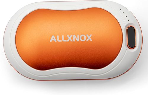 ALLXNOX Rechargeable Hand Warmer,Electric Hand Heater, Double-Sided Heating, USB Quick Charge, Portable Pocket Hand Warmer for Outdoor, Golf, Raynauds - Winter Gift