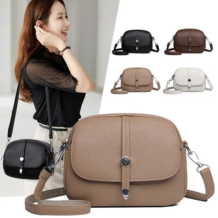 👜Women's solid color lightweight crossbody bag