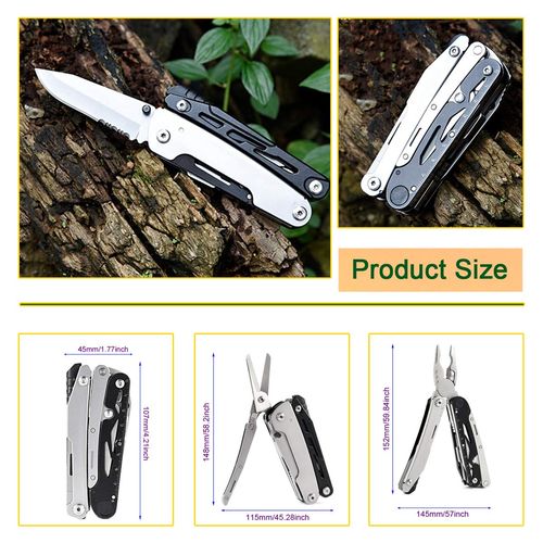 Spot Multi-Functional Disassembly Pliers Scissors Outdoor Camping Fire Tools Multi-Purpose Survival Knife Pliers High-End Folding Tool Pliers