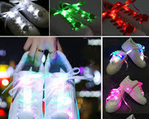 Multicolor Glow Laces