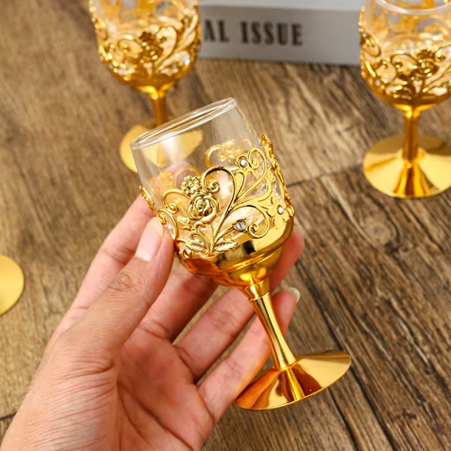 Elegant Golden Stemmed