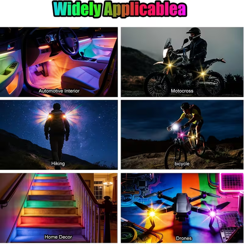 LED Strobe Light Set, 8 Colors