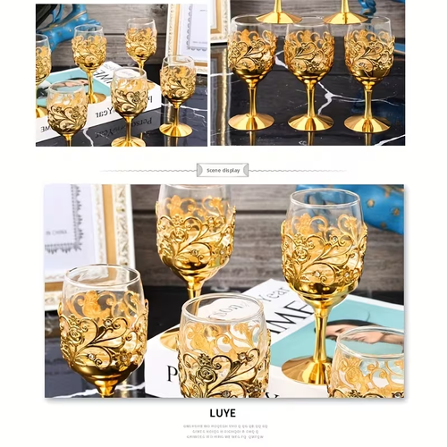 Elegant Golden Stemmed