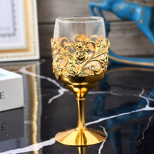 Elegant Golden Stemmed