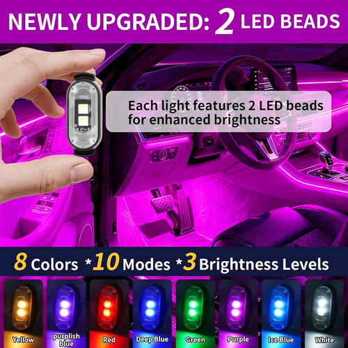 LED Strobe Light Set, 8 Colors