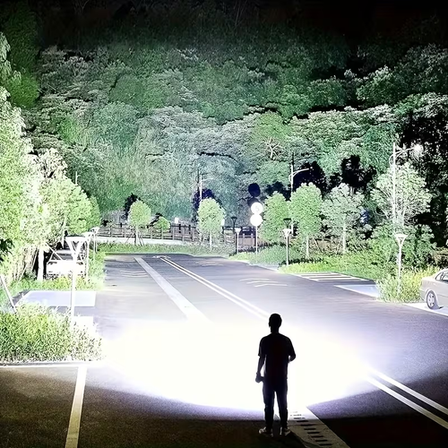 YANHUO 1pcs Super Powerful Rechargeable Flashlight Floodlight