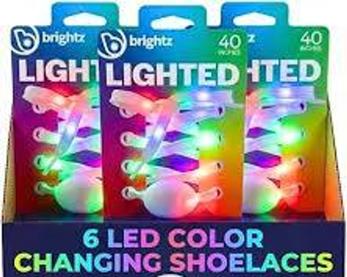 Multicolor Glow Laces