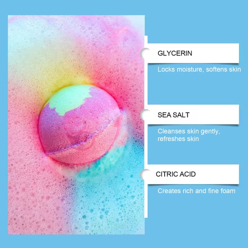 12pcs Cute Ocean Bath Bombs with Surprise Inside X12