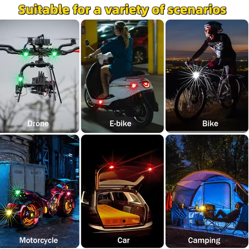 LED Strobe Light Set, 8 Colors