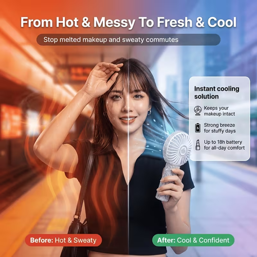USB Rechargeable Mini Fan