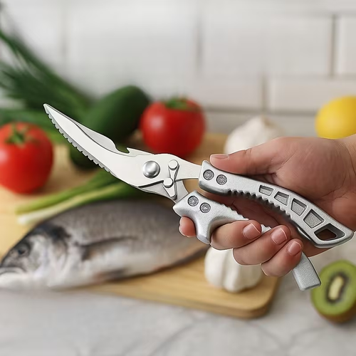 Large Strong Spring Kitchen Scissors