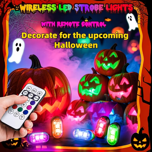 LED Strobe Light Set, 8 Colors