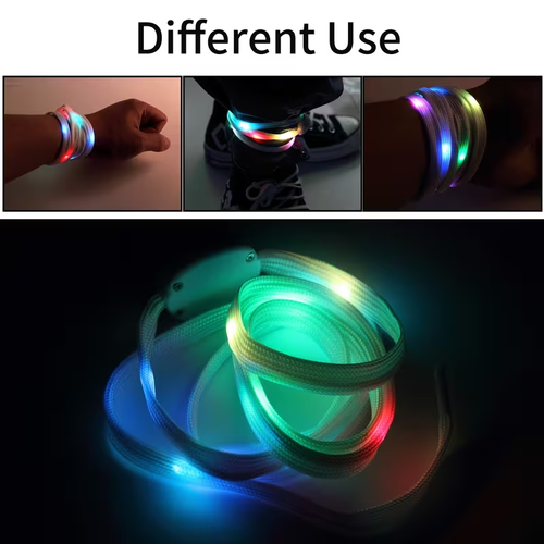 Multicolor Glow Laces