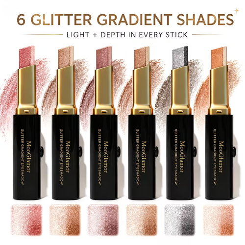 6Pcs Dual-Color Eyeshadow Stick Set | 1 Box 6 Colors Cream Eyeshadow Sticks for Eye Makeup