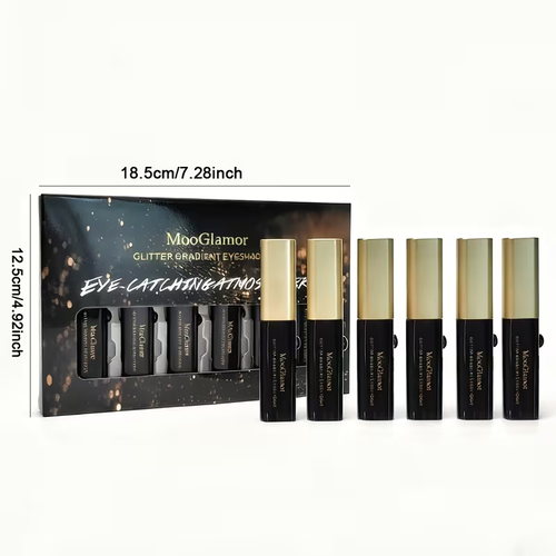 6Pcs Dual-Color Eyeshadow Stick Set | 1 Box 6 Colors Cream Eyeshadow Sticks for Eye Makeup