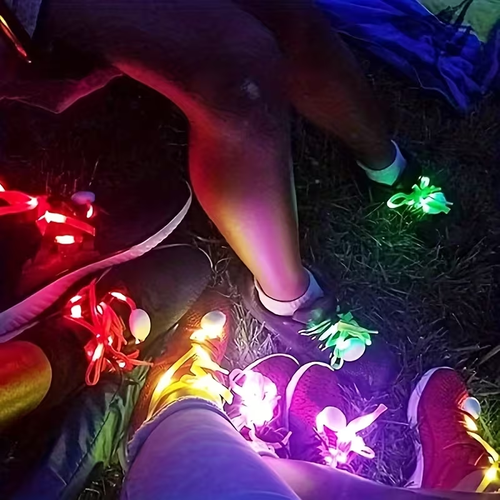 Multicolor Glow Laces