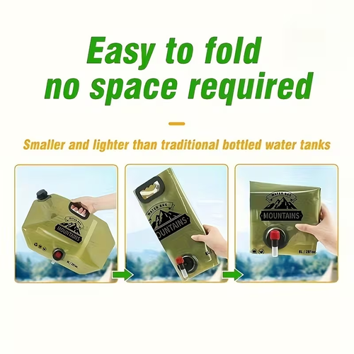 Foldable Water Bucket with Faucapoint Faucet Tap Suitable for Drinking Water