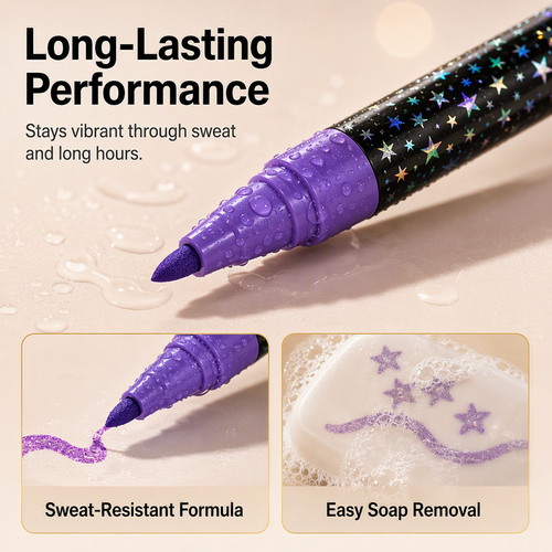24-Color Double-Ended Glitter Color