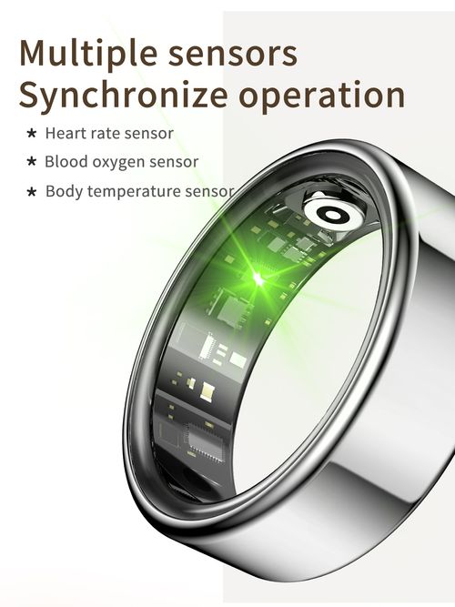 Smart Ring: Sleep, Heart Rate, Blood Oxygen, Activity Tracker with IP68 and 5ATM Water Resistance, Suitable for Men and Women, Ideal for Sports, Outdoor Activities and Fitness