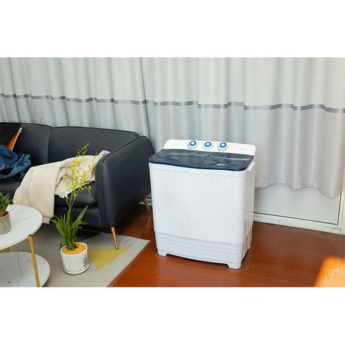 Fully automatic washing machine with a combined washing and drying function. Even in small-sized apartments, you can enjoy the convenience of having clean clothes.