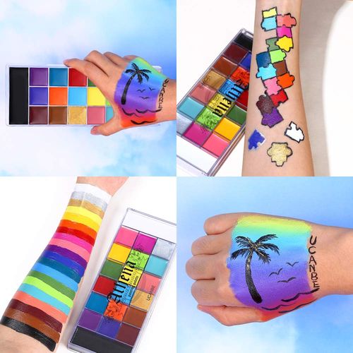 Face Body Paint Oil Palette