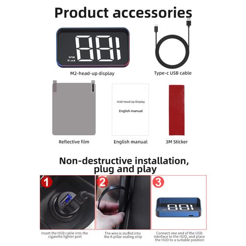 Heads up Display for Cars, Car HUD