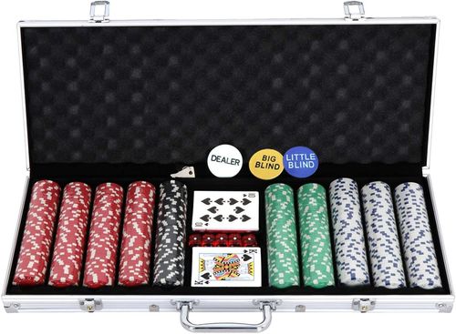 500PCS Poker Chip Set