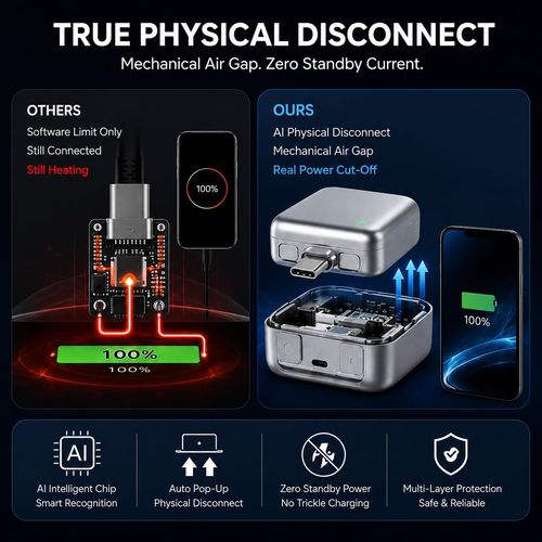 Smart Auto Stop Charging Adapter