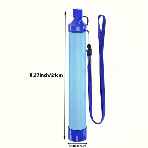 Portable Water Filter, Water Filtration Straws for Hiking, Travel and Emergency