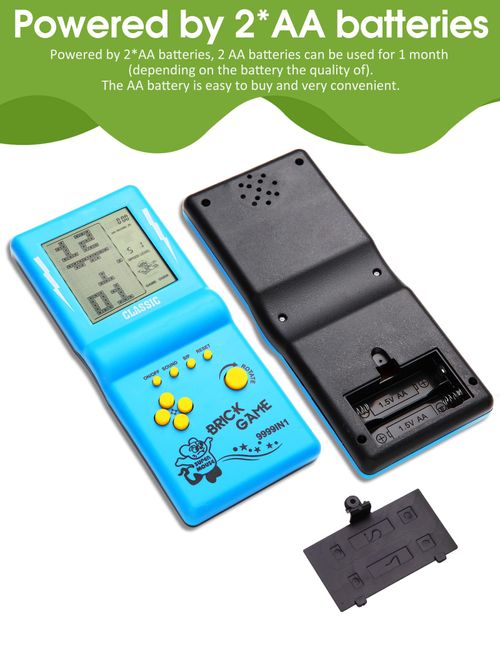 Retro Handheld Brick Game Console