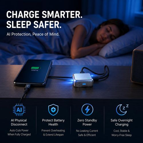 Smart Auto Stop Charging Adapter