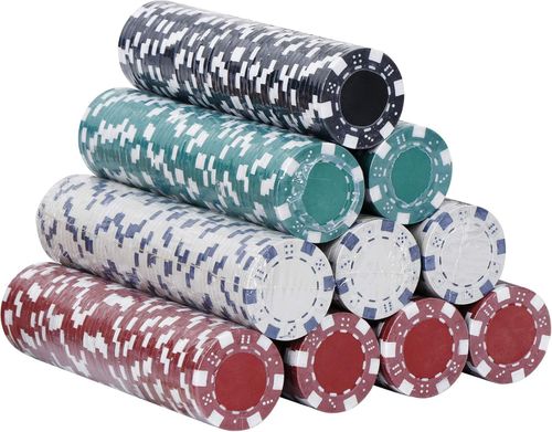 500PCS Poker Chip Set