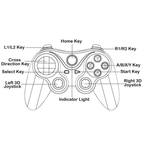 Wireless Bluetooth Gamepad Controller