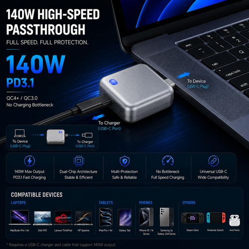 Smart Auto Stop Charging Adapter