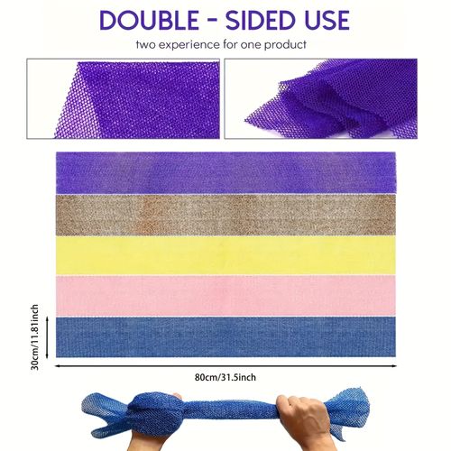 3pcs African Exfoliating Net Body Scrubber