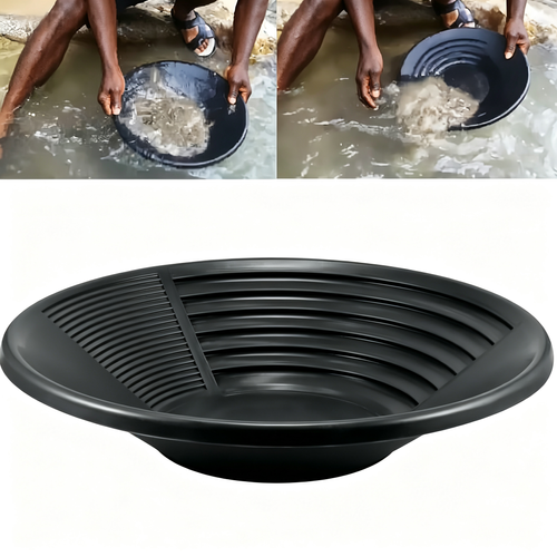 Golden Panning Pan