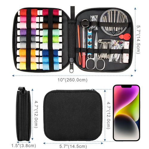 Portable Travel Sewing Kit for Adults