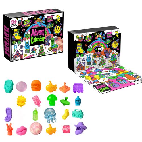 Advent Calendar Squishies 2026 Countdown Gift Box