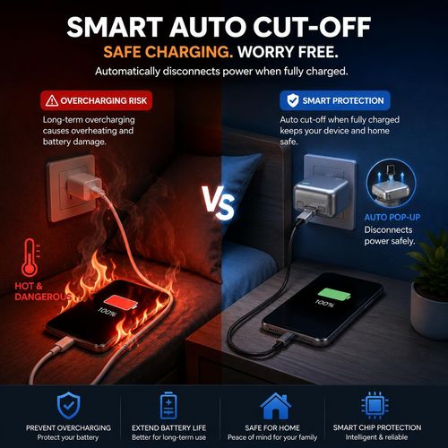 Smart Auto Stop Charging Adapter