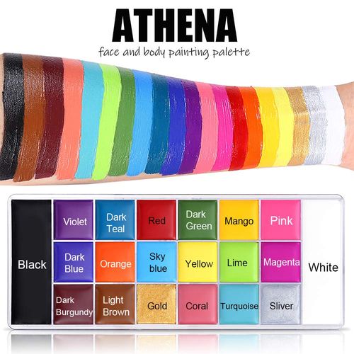 Face Body Paint Oil Palette