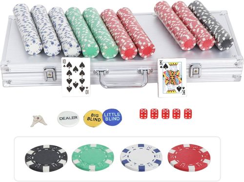 500PCS Poker Chip Set