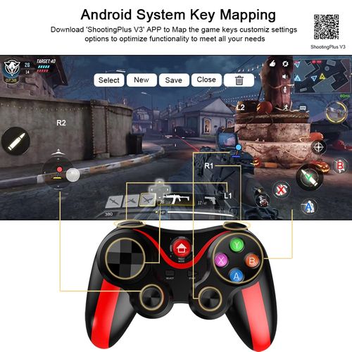 Wireless Bluetooth Gamepad Controller