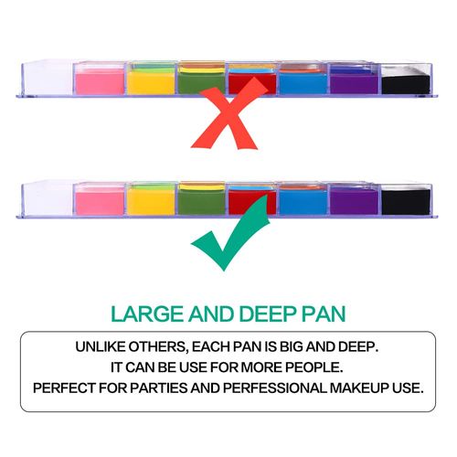 Face Body Paint Oil Palette